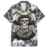 Chemise hawaïenne Crâne cowboy Hors-la-loi