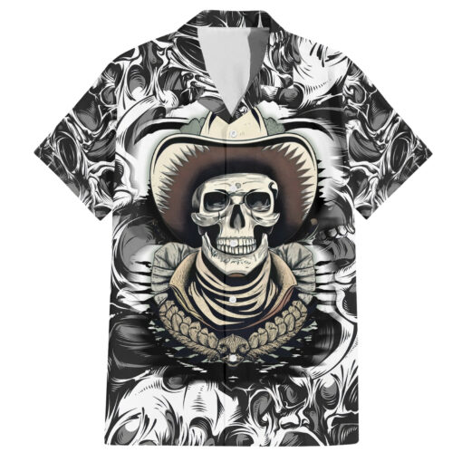 Chemise hawaïenne Crâne cowboy Hors-la-loi