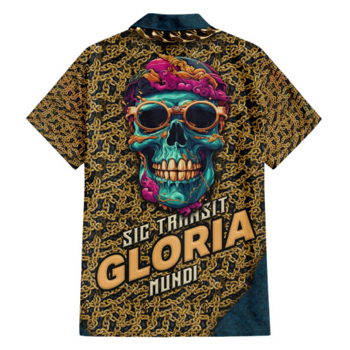 Chemise hawaïenne Crâne gang Sic Transit Gloria Mundi