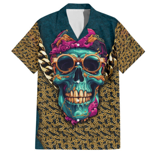 Chemise hawaïenne Crâne gang Sic Transit Gloria Mundi – Image 2