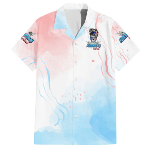 Chemise hawaïenne Crâne fille Jamais Fck Given