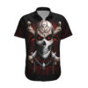Chemise hawaïenne Crâne sanguin survivant