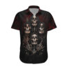 Chemise hawaïenne Crâne boy band reine