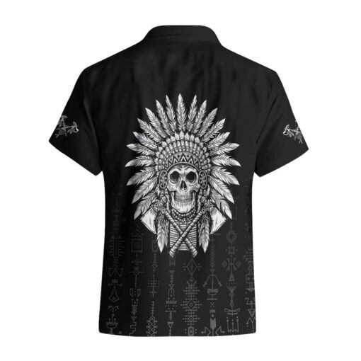 Chemise hawaïenne Crâne chef squelette – Image 2