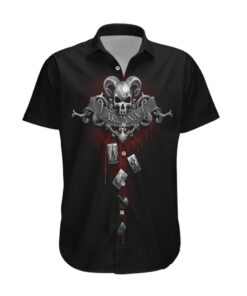 Chemise hawaïenne Crâne faucheur arcana