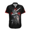 Chemise hawaïenne Crâne croisé