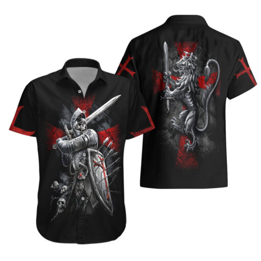 Chemise hawaïenne Crâne croisé – Image 3