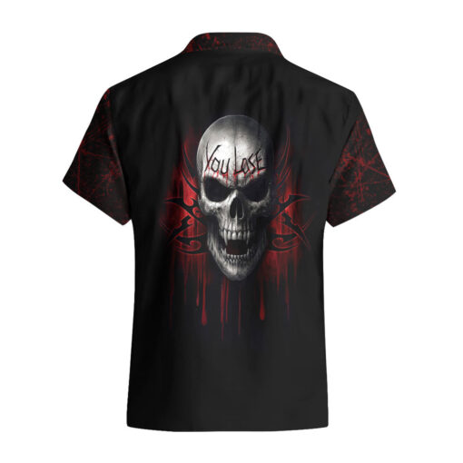 Chemise hawaïenne Crâne mort jeu terminé – Image 2