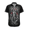 Chemise hawaïenne Crâne faucheurs éthérés anges de la mort au visage de crâne