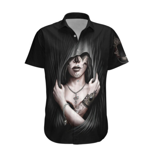 Chemise hawaïenne Crâne Fille Dia de los Muertos