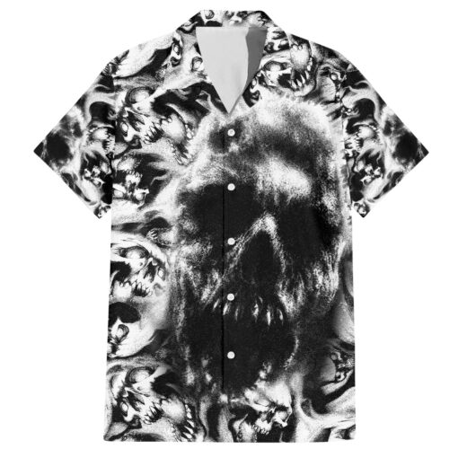 Chemise hawaïenne Crâne Esprit Inéquitable – Image 2