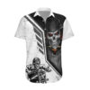Chemise hawaïenne Crâne Motard