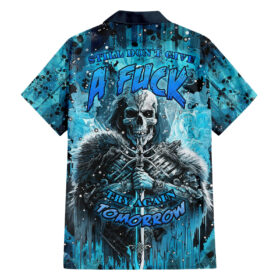 Chemise hawaïenne Crâne Réessaye Demain