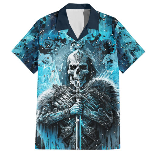 Chemise hawaïenne Crâne Réessaye Demain – Image 2