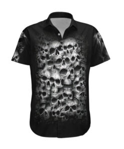 Chemise hawaïenne Crâne Tête Tordue