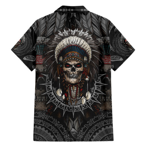 Chemise hawaïenne Crâne Guerrier Amérindien – Image 2