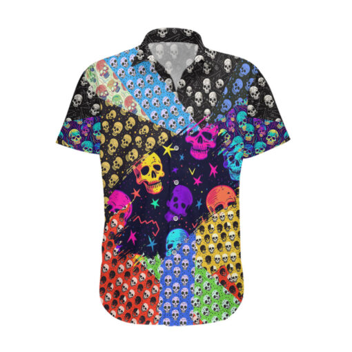 Chemise hawaïenne Crâne Motif Coloré Mix – Image 2