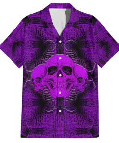 Chemise hawaïenne Crâne Motif Je suis qui je suis ton approbation n’est pas nécessaire