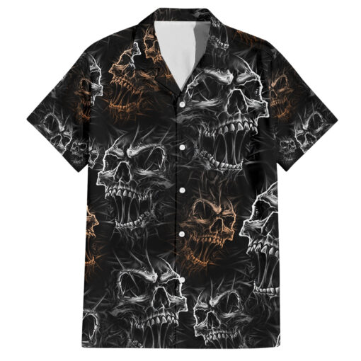 Chemise hawaïenne Crâne Motif Ne jamais faire confiance aux vivants