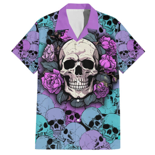Chemise hawaïenne Crâne Motif Tu n’es pas difficile à aimer