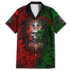 Chemise hawaïenne Crânes Guerriers Aztèques