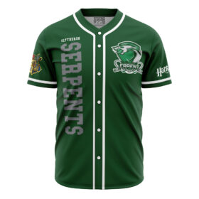 Maillot de baseball Maison Serpentard Serpents Harry Potter