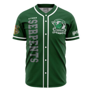 Maillot de baseball Maison Serpentard Serpents Harry Potter