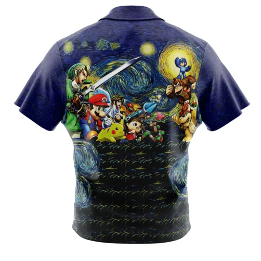 Chemise hawaïenne Smash Bros. Nuit étoilée – Image 2
