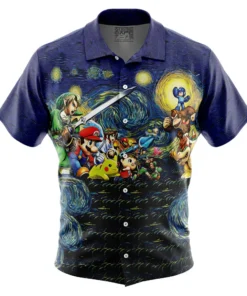 Chemise hawaïenne Smash Bros. Nuit étoilée