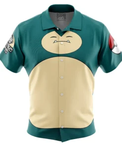 Chemise hawaïenne Visage Ronflex Pokémon