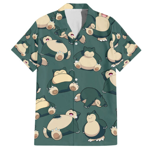 Chemise hawaïenne Snorlax Motif Style