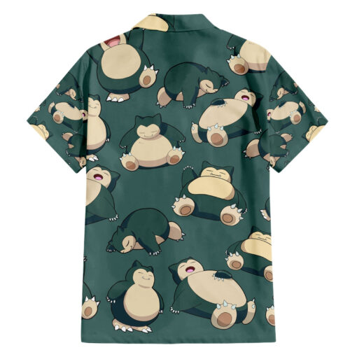 Chemise hawaïenne Snorlax Motif Style – Image 2