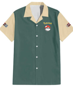 Chemise hawaïenne Snorlax Pokémon Anime