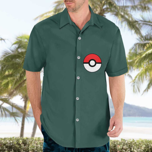 Chemise hawaïenne Snorlax Pokémon Streetwear Anime – Image 3