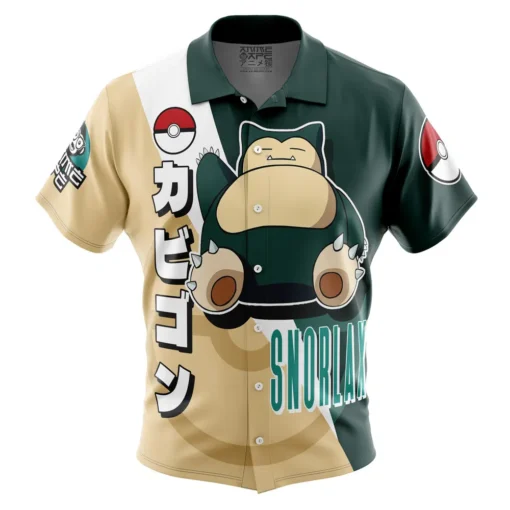 Chemise hawaïenne Ronflex Pokémon