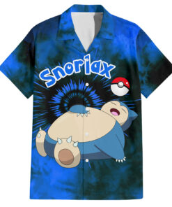 Chemise hawaïenne Snorlax Style Tie Dye
