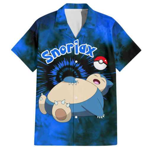 Chemise hawaïenne Snorlax Style Tie Dye