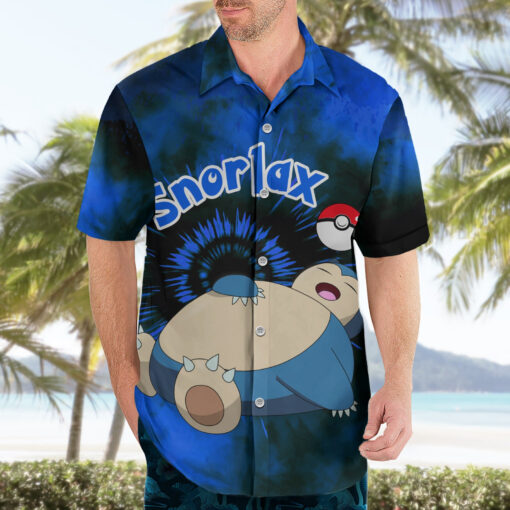 Chemise hawaïenne Snorlax Style Tie Dye – Image 3