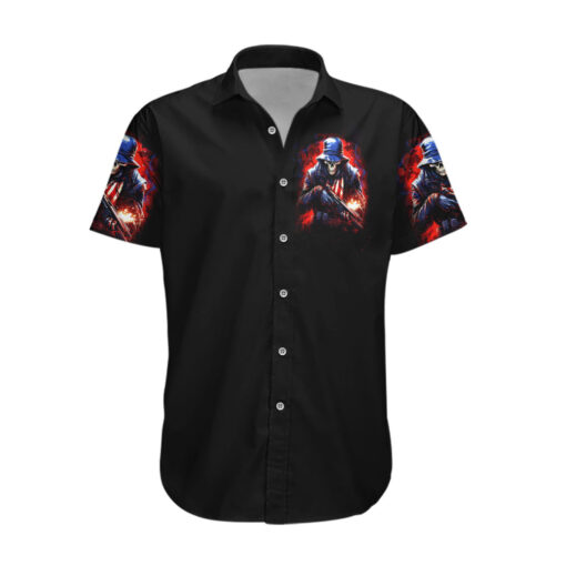 Chemise hawaïenne Crâne Soldat Votre première erreur était de penser que j'étais un mouton – Image 2