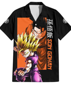 Chemise hawaïenne Son Gohan Dragon Ball Anime
