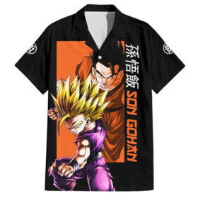 Chemise hawaïenne Son Gohan Dragon Ball Anime