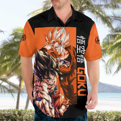 Chemise hawaïenne Son Goku Dragon Ball Anime – Image 3