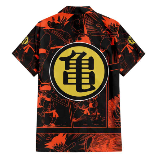 Chemise hawaïenne Son Goku Dragon Ball Motif Anime Mix Manga – Image 2