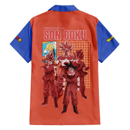 Chemise hawaïenne Son Goku Dragon Ball Z Anime – Image 2