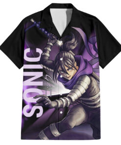 Chemise hawaïenne Sonic One Punch Man