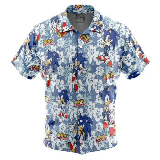 Chemise hawaïenne Motif Sonic The Hedgehog