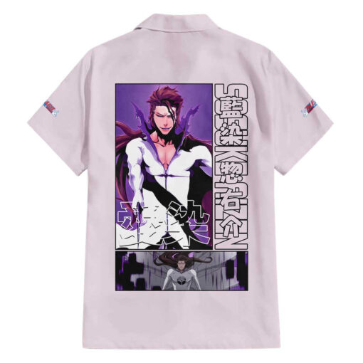 Chemise hawaïenne Sosuke Aizen Bleach Anime – Image 2
