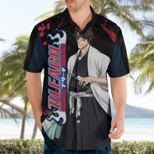 Chemise hawaïenne Sosuke Aizen Bleach – Image 3
