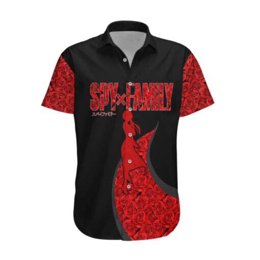 Chemise hawaïenne Spy x Family Princesse des Épines Roses Rouges – Image 2