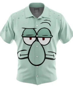 Chemise hawaïenne Visage Carapuce Bob l’Éponge